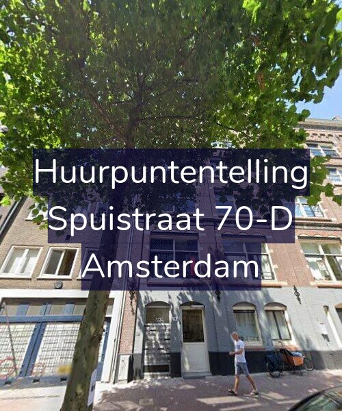 Foto gevel Huurpuntentelling voor Spuistraat 70-D, Amsterdam