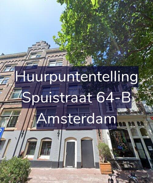 Foto gevel Huurpuntentelling voor Spuistraat 64-B, Amsterdam