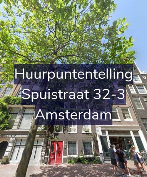 Foto gevel Huurpuntentelling voor Spuistraat 32-3, Amsterdam