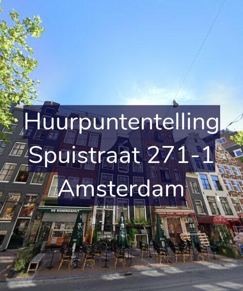 Foto gevel Huurpuntentelling voor Spuistraat 271-1, Amsterdam