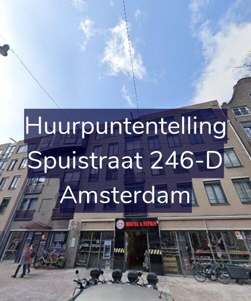 Foto gevel Huurpuntentelling voor Spuistraat 246-D, Amsterdam