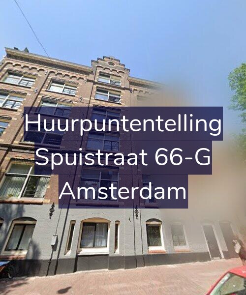 Foto gevel Huurpuntentelling voor Spuistraat 66-G, Amsterdam