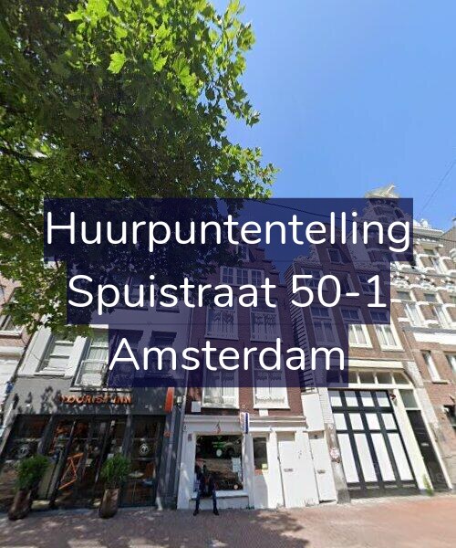 Foto gevel Huurpuntentelling voor Spuistraat 50-1, Amsterdam