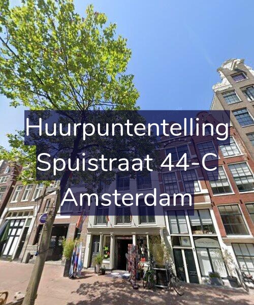Foto gevel Huurpuntentelling voor Spuistraat 44-C, Amsterdam
