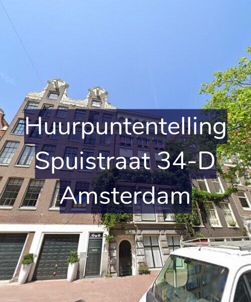 Foto gevel Huurpuntentelling voor Spuistraat 34-D, Amsterdam