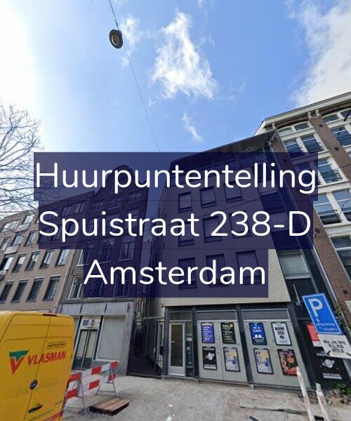 Foto gevel Huurpuntentelling voor Spuistraat 238-D, Amsterdam