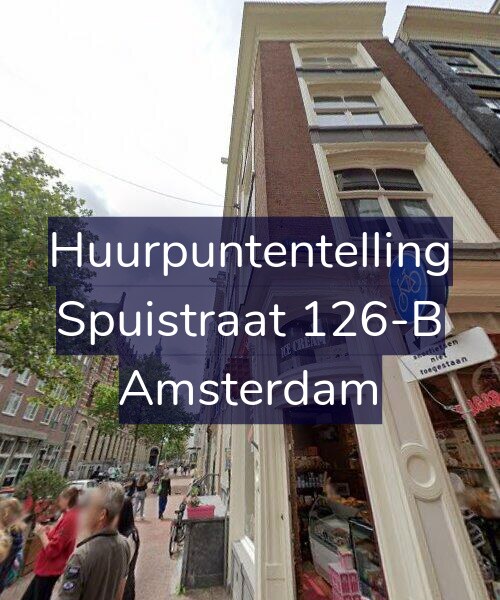 Foto gevel Huurpuntentelling voor Spuistraat 126-B, Amsterdam