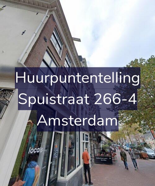 Foto gevel Huurpuntentelling voor Spuistraat 266-4, Amsterdam