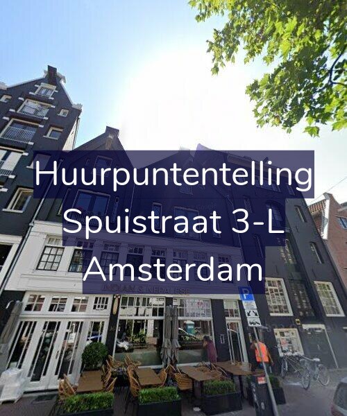 Foto gevel Huurpuntentelling voor Spuistraat 3-L, Amsterdam