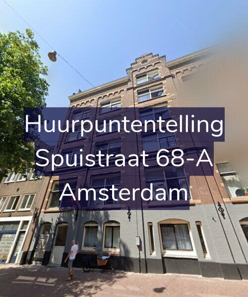 Foto gevel Huurpuntentelling voor Spuistraat 68-A, Amsterdam