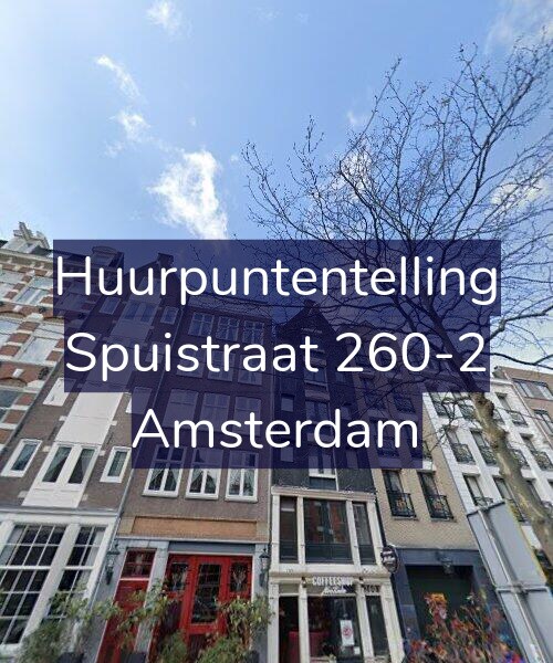 Foto gevel Huurpuntentelling voor Spuistraat 260-2, Amsterdam