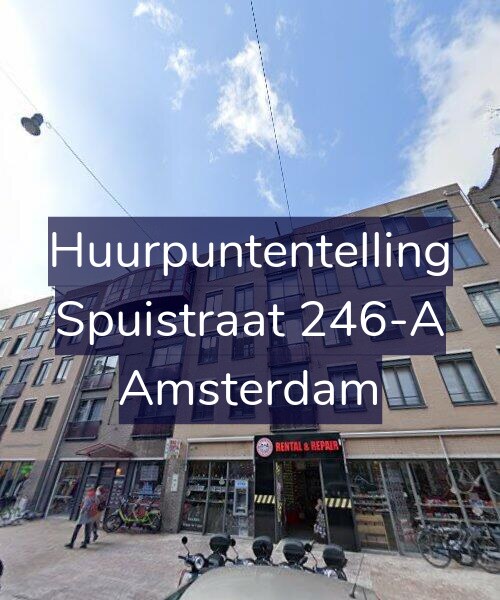 Foto gevel Huurpuntentelling voor Spuistraat 246-A, Amsterdam