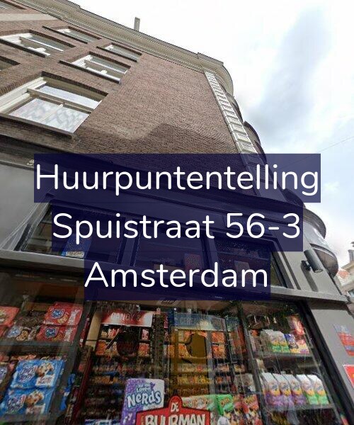 Foto gevel Huurpuntentelling voor Spuistraat 56-3, Amsterdam