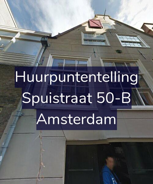 Foto gevel Huurpuntentelling voor Spuistraat 50-B, Amsterdam