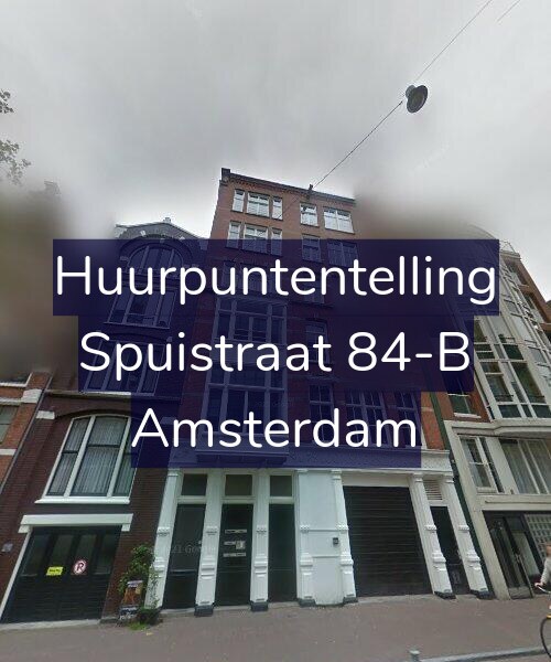 Foto gevel Huurpuntentelling voor Spuistraat 84-B, Amsterdam