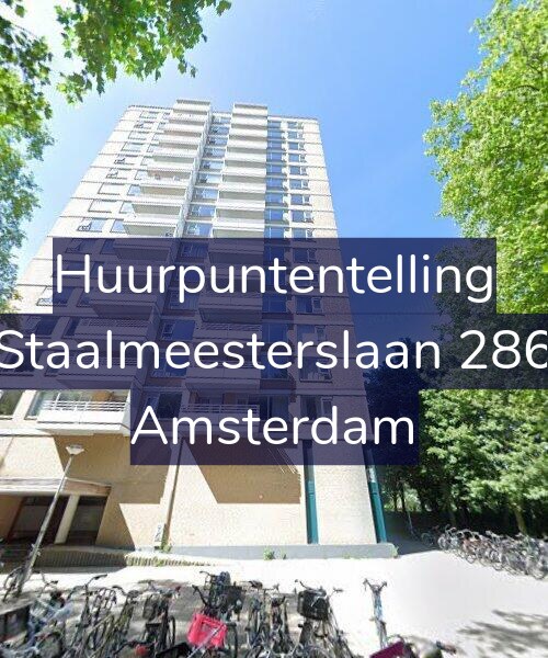 Foto gevel Huurpuntentelling voor Staalmeesterslaan 286, Amsterdam