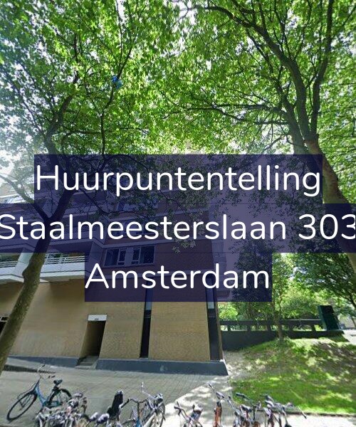 Foto gevel Huurpuntentelling voor Staalmeesterslaan 303, Amsterdam