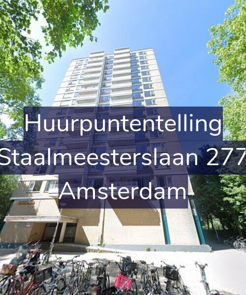 Foto gevel Huurpuntentelling voor Staalmeesterslaan 277, Amsterdam