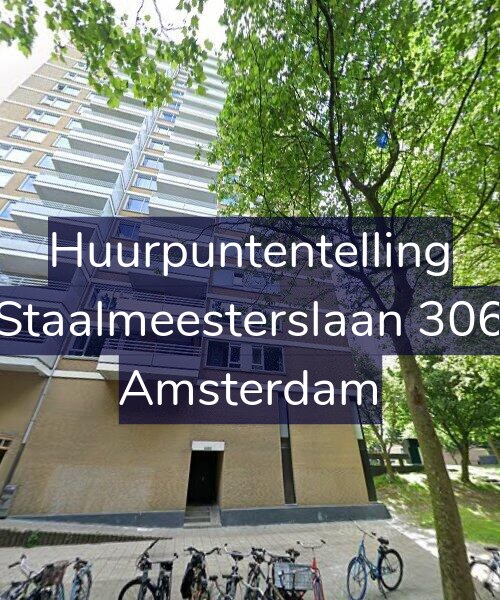 Foto gevel Huurpuntentelling voor Staalmeesterslaan 306, Amsterdam