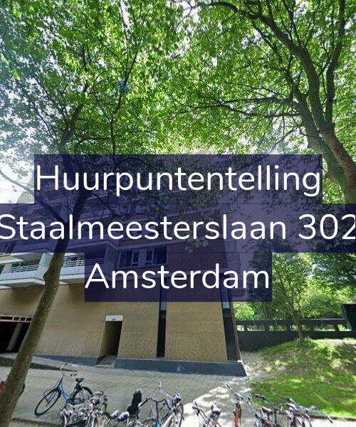 Foto gevel Huurpuntentelling voor Staalmeesterslaan 302, Amsterdam