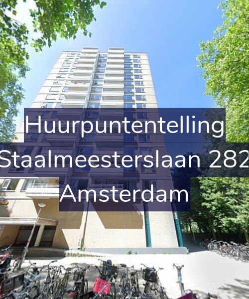Foto gevel Huurpuntentelling voor Staalmeesterslaan 282, Amsterdam
