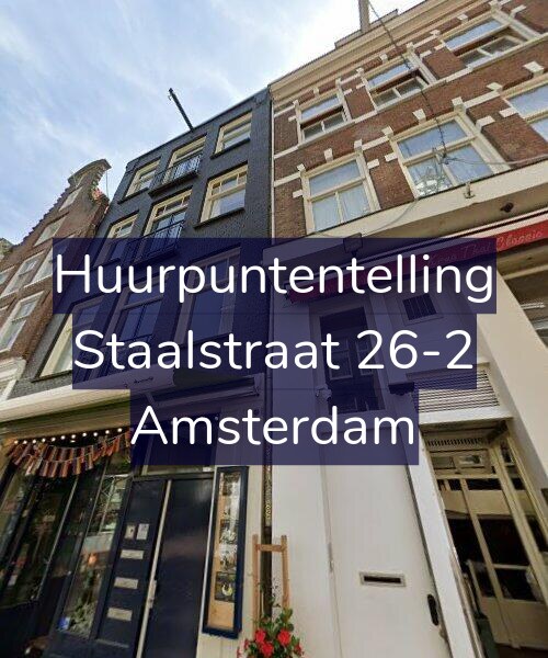 Foto gevel Huurpuntentelling voor Staalstraat 26-2, Amsterdam