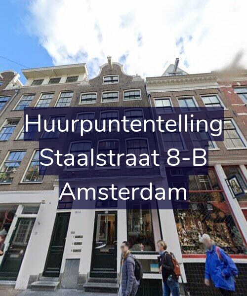 Foto gevel Huurpuntentelling voor Staalstraat 8-B, Amsterdam