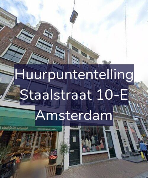 Foto gevel Huurpuntentelling voor Staalstraat 10-E, Amsterdam