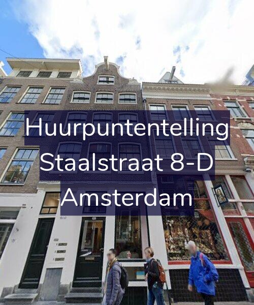 Foto gevel Huurpuntentelling voor Staalstraat 8-D, Amsterdam