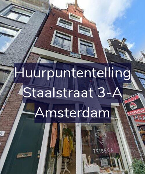 Foto gevel Huurpuntentelling voor Staalstraat 3-A, Amsterdam
