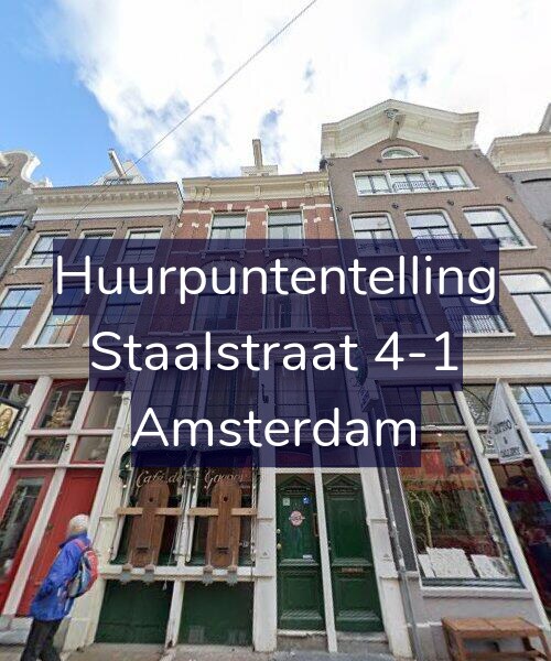 Foto gevel Huurpuntentelling voor Staalstraat 4-1, Amsterdam