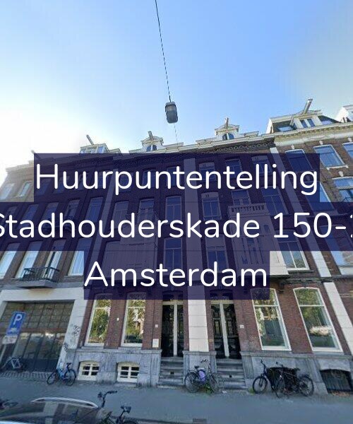 Foto gevel Huurpuntentelling voor Stadhouderskade 150-2, Amsterdam