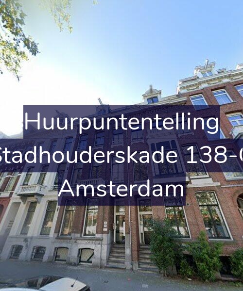 Foto gevel Huurpuntentelling voor Stadhouderskade 138-G, Amsterdam