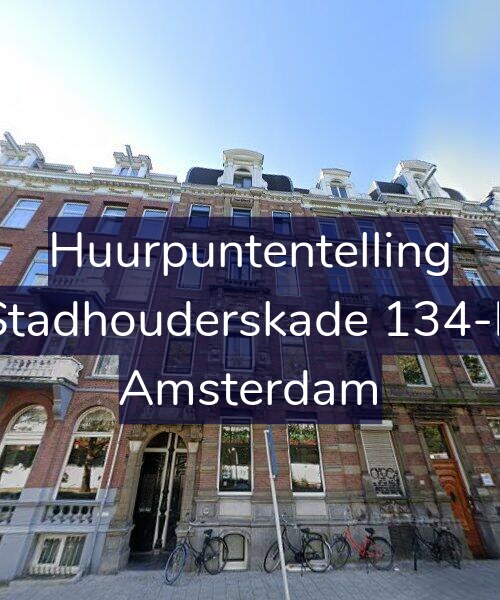 Foto gevel Huurpuntentelling voor Stadhouderskade 134-E, Amsterdam