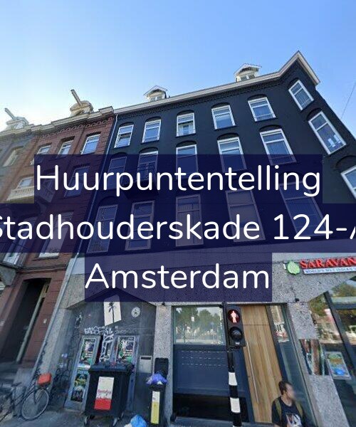 Foto gevel Huurpuntentelling voor Stadhouderskade 124-A, Amsterdam