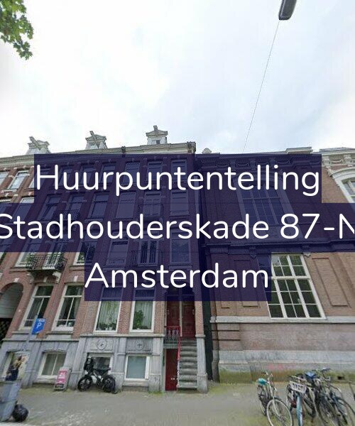Foto gevel Huurpuntentelling voor Stadhouderskade 87-N, Amsterdam
