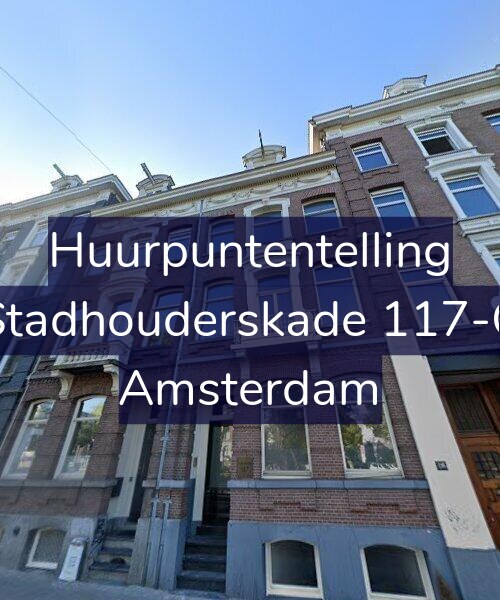 Foto gevel Huurpuntentelling voor Stadhouderskade 117-C, Amsterdam