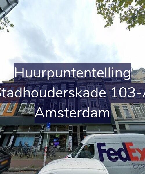 Foto gevel Huurpuntentelling voor Stadhouderskade 103-A, Amsterdam