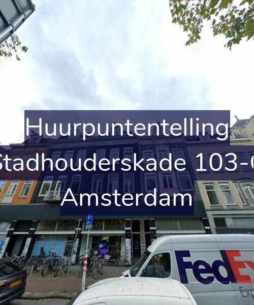 Foto gevel Huurpuntentelling voor Stadhouderskade 103-C, Amsterdam