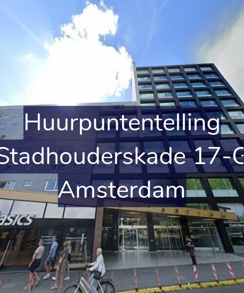 Foto gevel Huurpuntentelling voor Stadhouderskade 17-G, Amsterdam