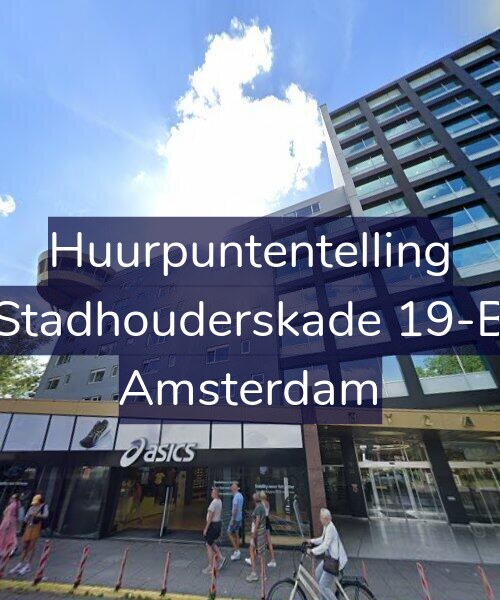 Foto gevel Huurpuntentelling voor Stadhouderskade 19-B, Amsterdam