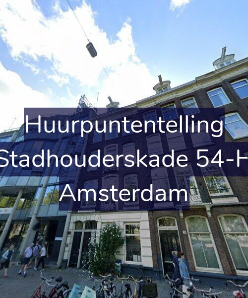 Foto gevel Huurpuntentelling voor Stadhouderskade 54-H, Amsterdam
