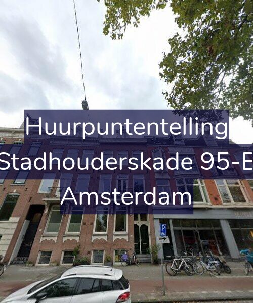 Foto gevel Huurpuntentelling voor Stadhouderskade 95-B, Amsterdam