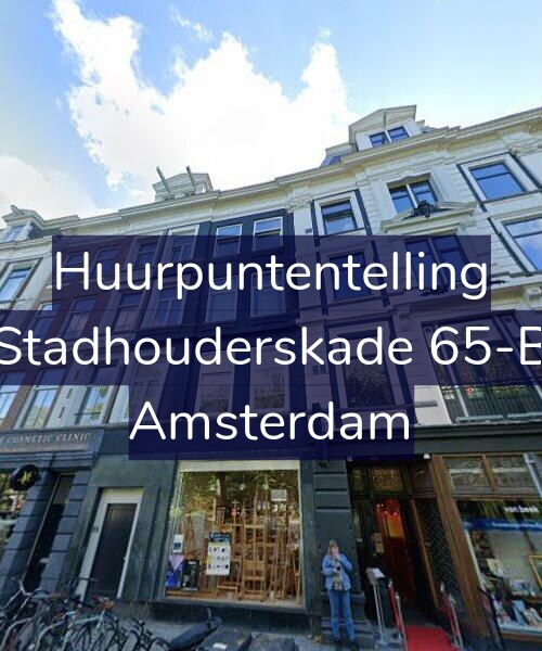 Foto gevel Huurpuntentelling voor Stadhouderskade 65-B, Amsterdam