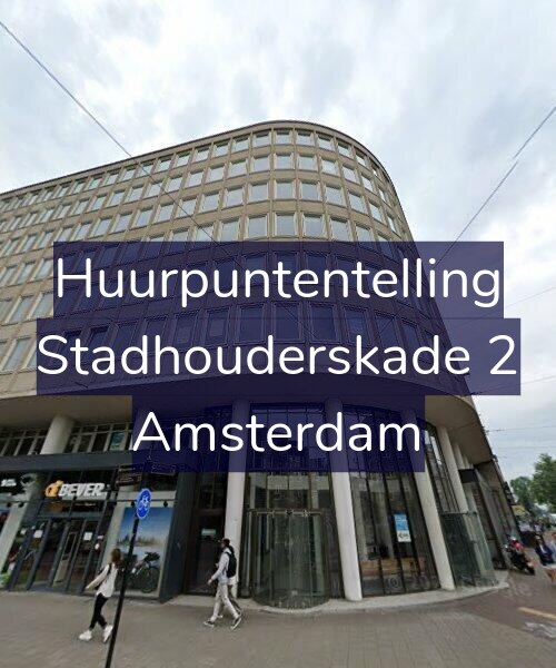 Foto gevel Huurpuntentelling voor Stadhouderskade 2, Amsterdam