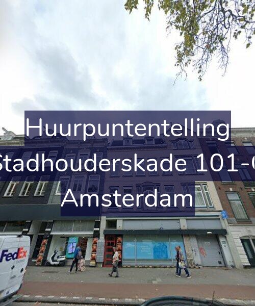 Foto gevel Huurpuntentelling voor Stadhouderskade 101-C, Amsterdam