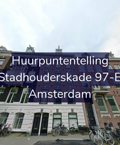 Foto gevel Huurpuntentelling voor Stadhouderskade 97-B, Amsterdam