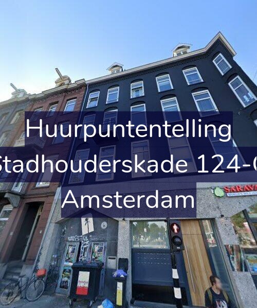 Foto gevel Huurpuntentelling voor Stadhouderskade 124-G, Amsterdam
