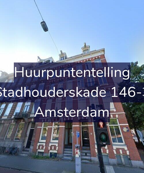 Foto gevel Huurpuntentelling voor Stadhouderskade 146-3, Amsterdam