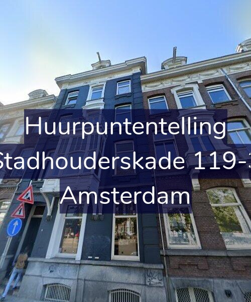 Foto gevel Huurpuntentelling voor Stadhouderskade 119-3, Amsterdam
